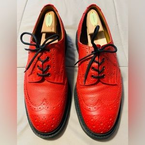 Trickers Bourton Country Shoe in RED Grain • like new w/ box | 9.5 UK | 10.5 US